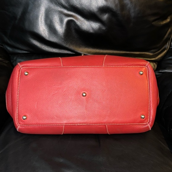🔥🔥🔥Dooney & Bourke Red Leather Shoulder Bag - Picture 6 of 16